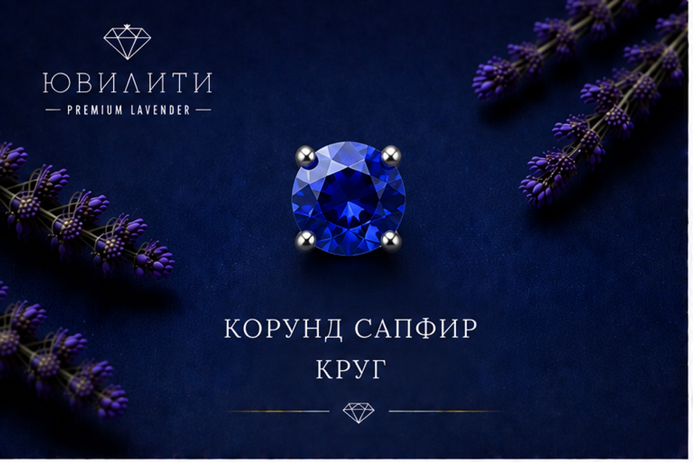 Корунд Сапфир Круг
