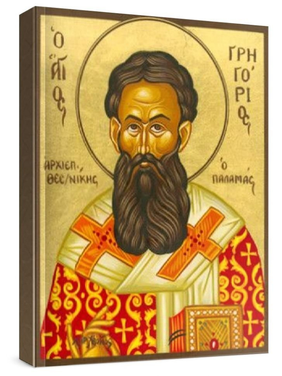 Григорий Палама (рукописная икона)