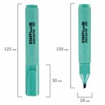 Набор текстовыделителей 4 ПАСТЕЛЬНЫХ ЦВЕТА, АССОРТИ, STAFF College "STICK PASTEL", линия письма 1-4 мм, скошенный наконечник, 152531