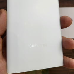 Крышка для Samsung S22 Ultra - задняя стеклянная панель "хорошее качество" (белого цвета)
