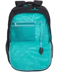 Çanta \ Bag \ RU-432-5 Рюкзак (/1 черный - бирюзовый)