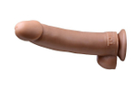 Большой изогнутый фаллос Tom of Finland на мощной присоске Pekka's Cock, (25,5 см) (Цвет: телесный)