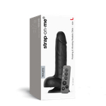 Фаллоимитатор Strap-on-me ROTATING & VIBRATING REALISTIC DILDO с вращением и вибрацией L (черный)