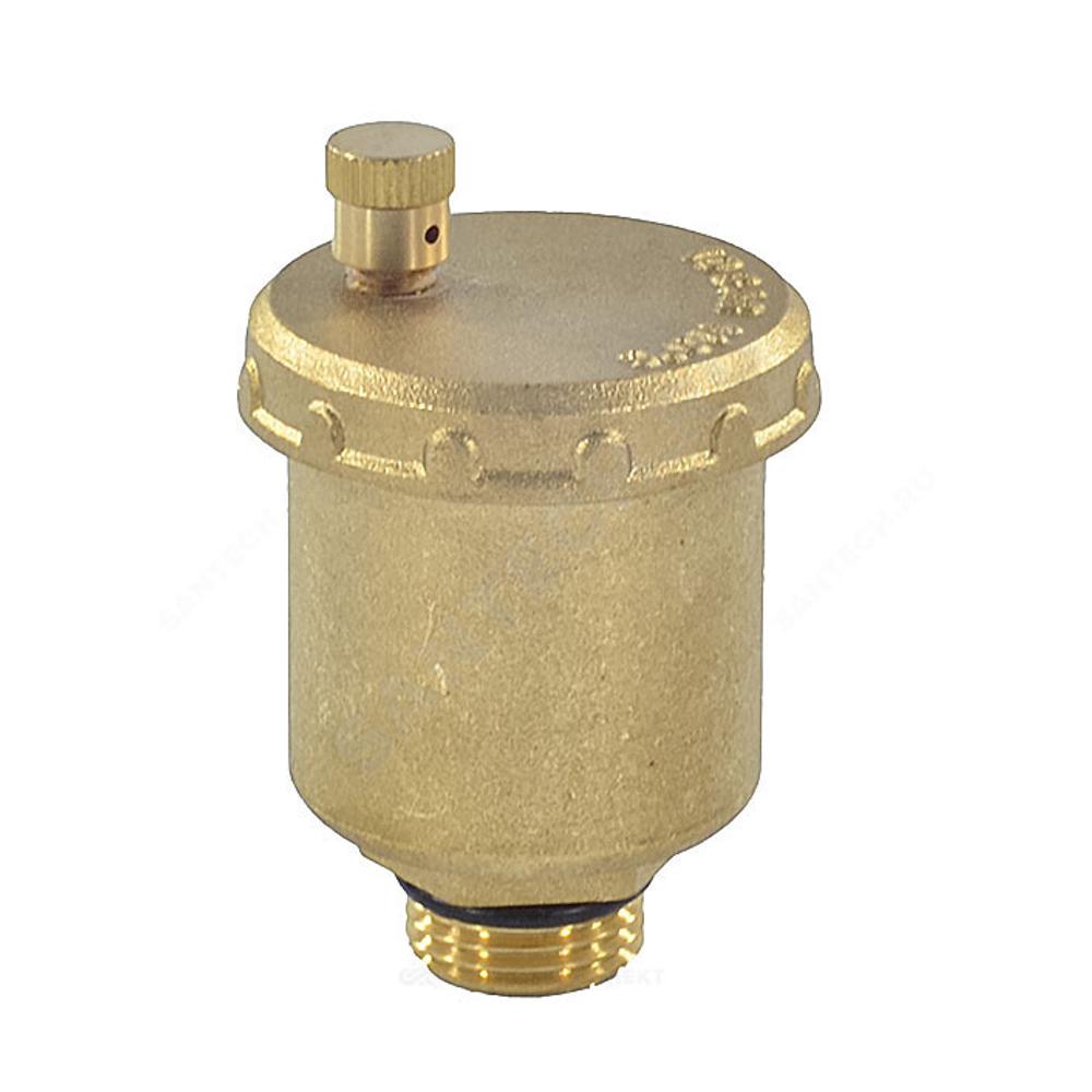 Воздухоотводчик автоматический латунь 5003 Ду 15 Ру10 G1/2" НР прямой Aquasfera 5003-01