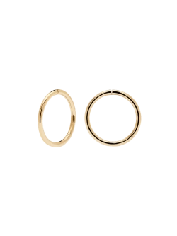 Серьги Essential Medium Hoops Золото 750 пробы