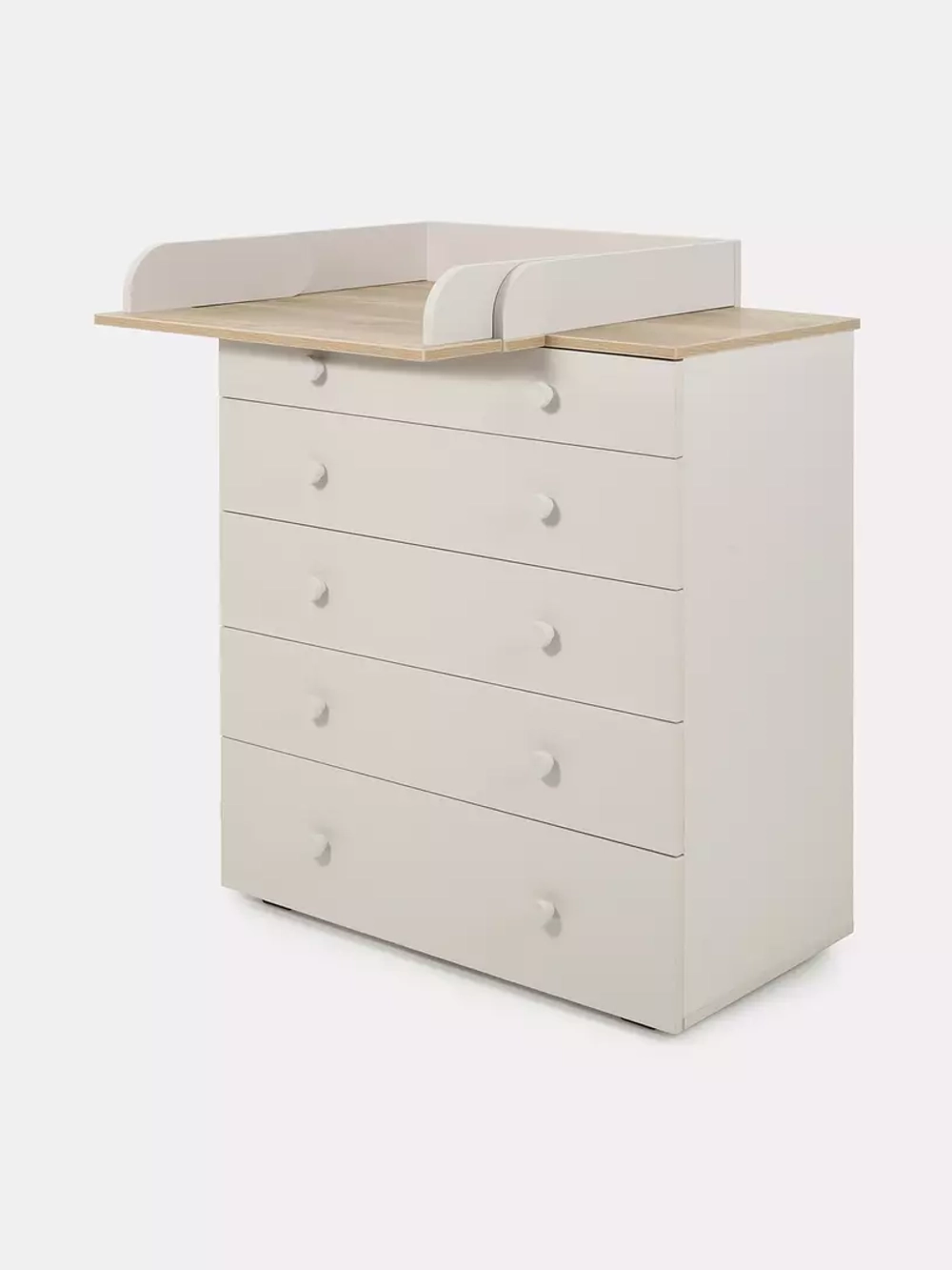 Комод RANT "LEVI" 80 см 5 ящиков с органайзером (арт.128) Crystal Beige