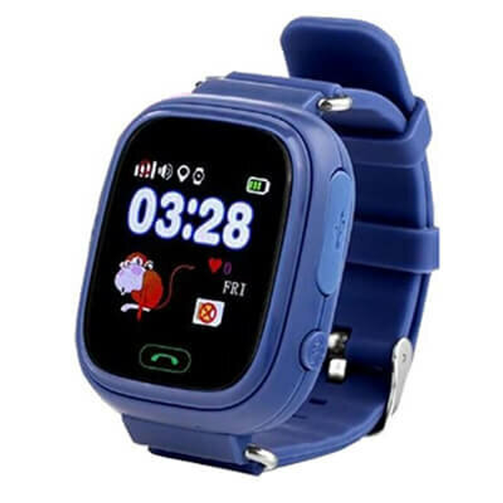 Детские умные часы Smart Baby Watch Q90 Wi-Fi, синий