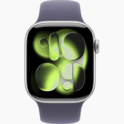 Умные часы Apple Watch Series 11 GPS 46 мм, Silver Aluminium, Purple Fog Sport Band, M/L