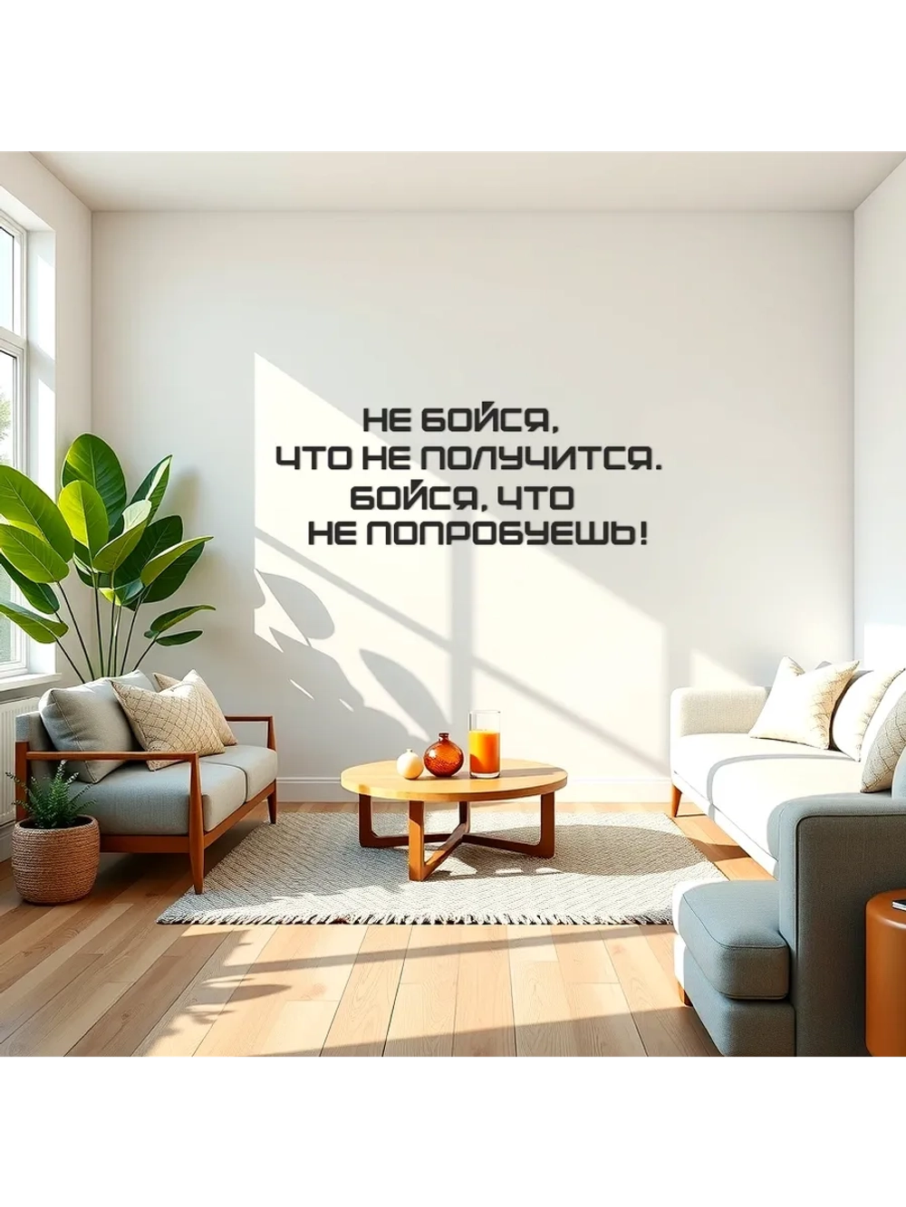 Декорация настенная надпись объемная