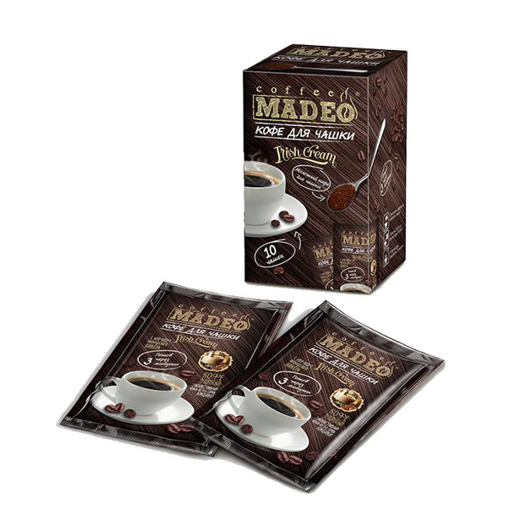 Кофе для чашки (молотый) РЧК Irish Cream 10шт