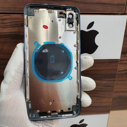 Корпус для iPhone 11 в стиле iPhone 14Pro (цвет: Небесно-голубой)