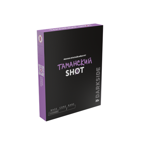 М. Табак для кальяна Dark Side Shot Таманский шейк (Банан, папайя, йогурт) 30гр