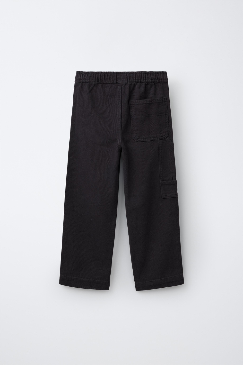 ZARA БРЮКИ КАРГО ОДНОТОННЫЕ, МОРСКОЙ СИНИЙ