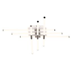 Светильник потолочный светодиодный Rivoli 6196-733 Morgan LED 110 Вт 3000-6000 К с пультом | Интерьерные светодиодные светильники