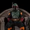 Boba Fett on Throne - Star Wars - Iron Studios
