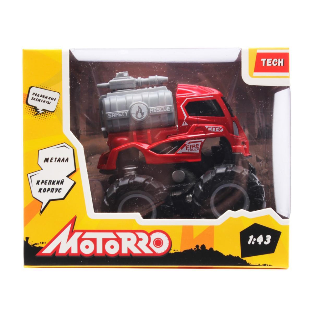Модель ин. мет. 1:43 Big Foot, серия Tech 23209M (Motorro)