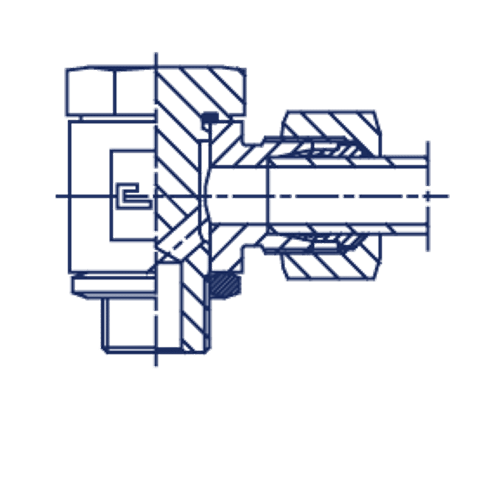 Соединение JE DL22 BSP 3/4 (в сборе)