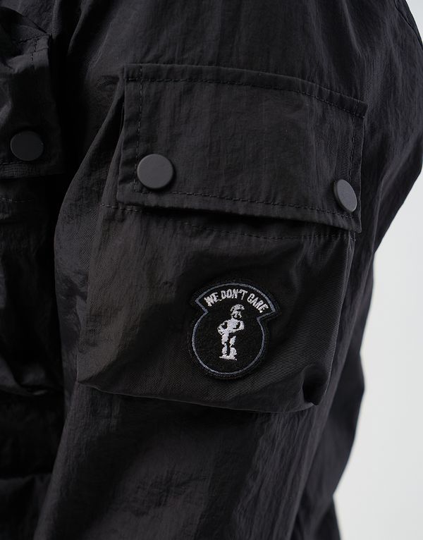 Куртка We Don’t Care Swiss M70 Crinkle Nylon Jacket Black - фото 8