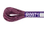Мулине Gamma вискоза 100%, цв.R0971 т.лиловый, 12 мотков по 8 метров