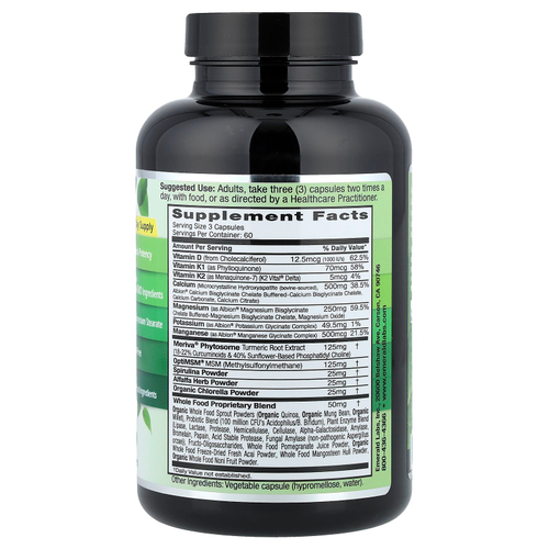 Emerald Laboratories, Osteo Bone Health, 180 растительных капсул