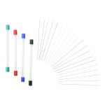 Иглы ручные для бисера гибкие №6,8,10,12,20 шт, Pony