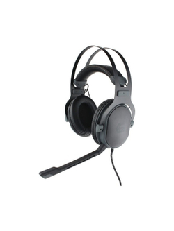 Gembird MHS-G700U, черн, мембрана 53мм, метал корпус, рег громкости, каб ткан 2.5м