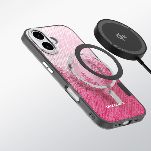 Чехол с MagSafe красного цвета от Dux Ducis для iPhone 17, серия Moro Series Magnetic Case