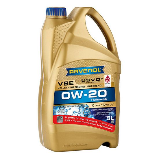 VSE 0W-20 RAVENOL Моторное масло