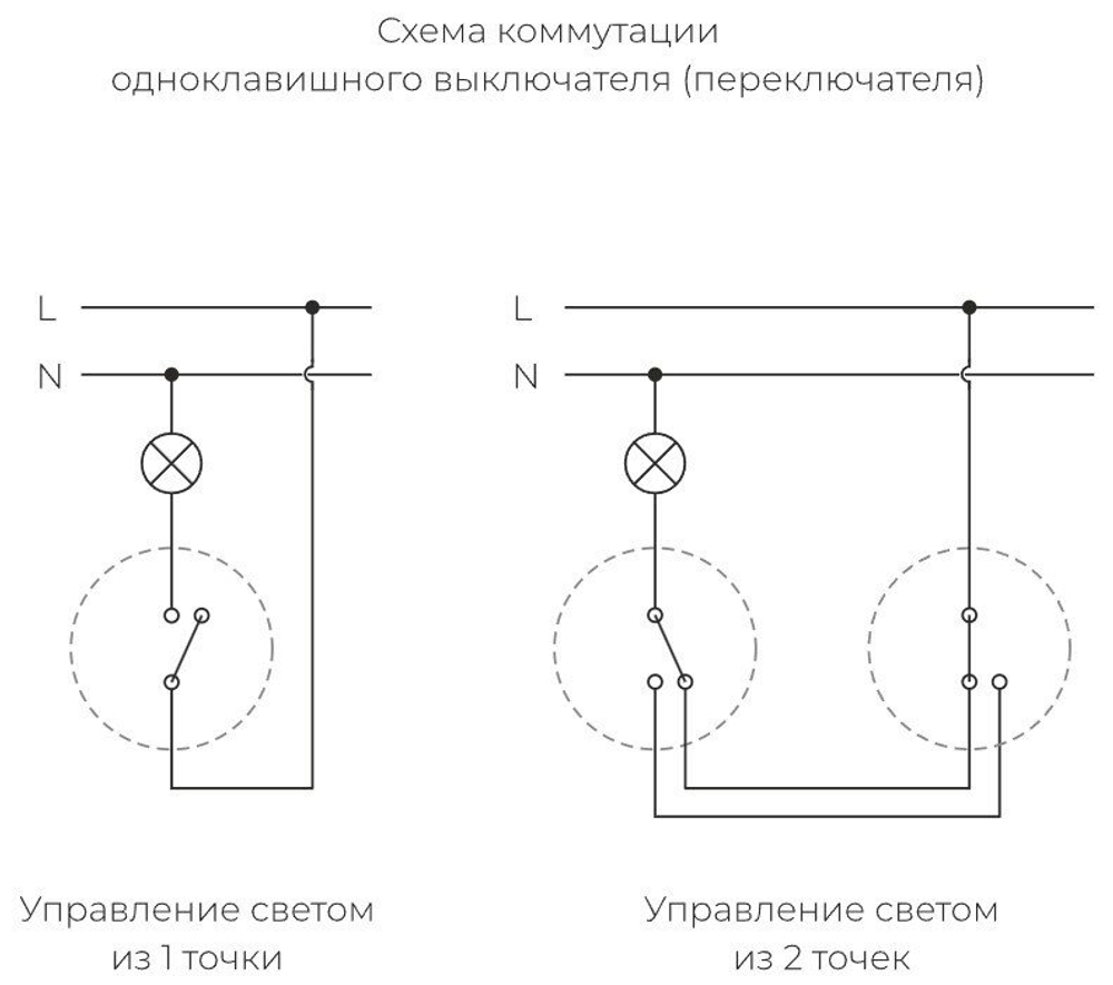 Ретро выключатель/переключатель одноклавишный (серебро матовый/хром) Werkel W5812054
