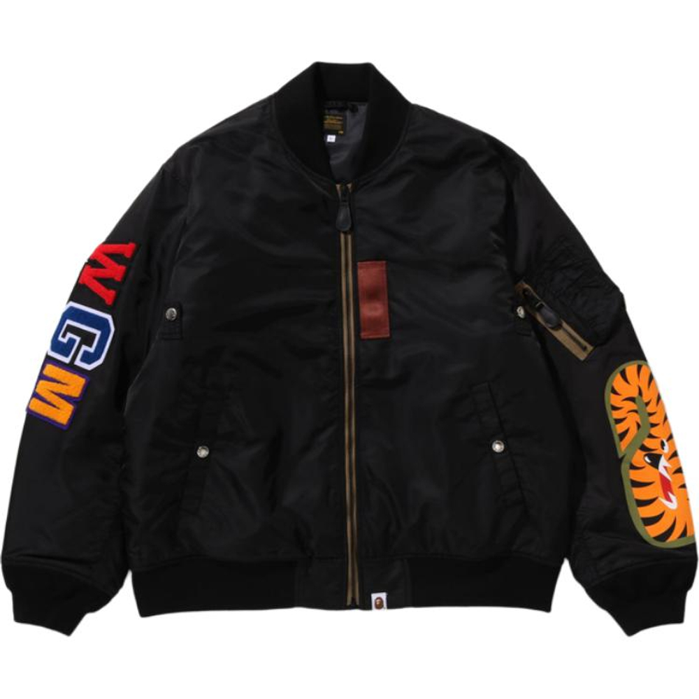 A Bathing Ape Bathing Ape Shark Ma 1 Bomber Куртка черный