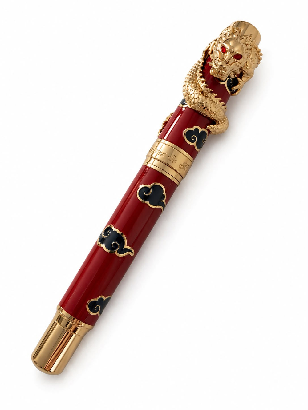 Ручка подарочная перьевая Dragon Red Анкора