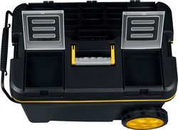 STAYER BIGPRO, 620 х 370 х 420 мм, (24.5″), пластиковый ящик-тележка для инструментов, Professional (38107-24)