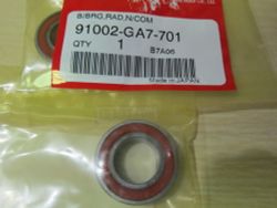 91002-GA7-701. BEARING, RADIAL BALL, 6902U (NTN)