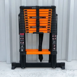 Стремянка телескопическая алюм. бытовая 3.5м (12+12 ступ.) ISMA ISMA-UP350-2