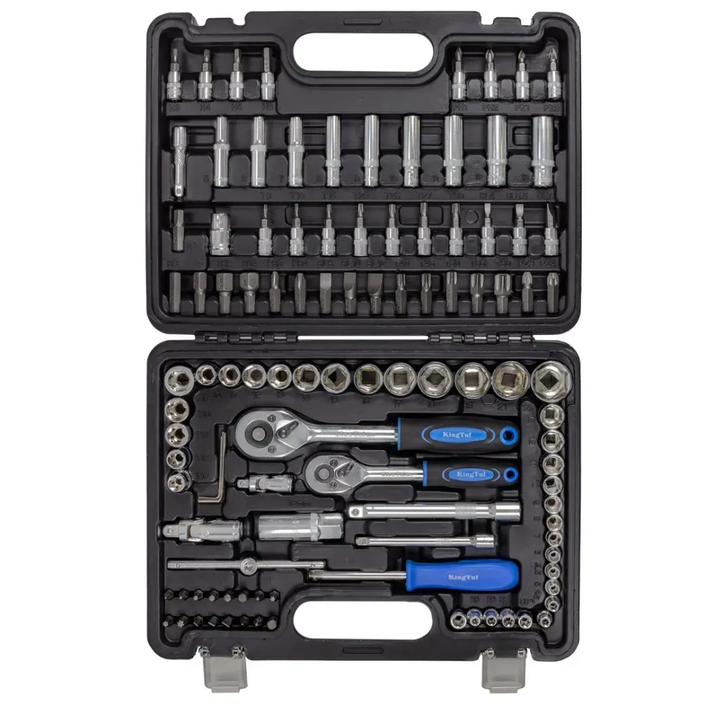 Набор инструментов 108 пр. 1/4''3/8''(6гр.)(4-22мм) KINGTUL KT-41082-5DS-м