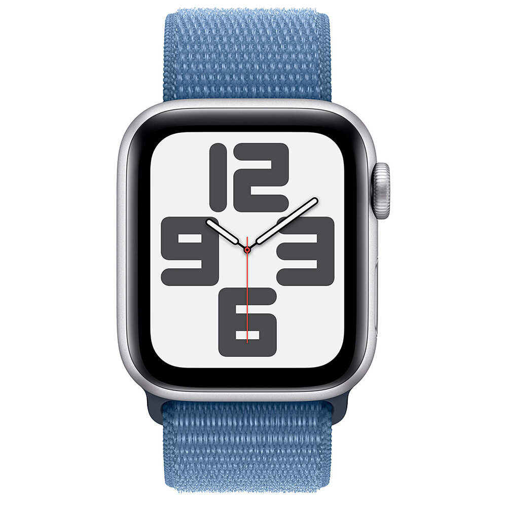 Умные часы Apple Watch SE (Gen 2) 40mm Silver Al Winter Blue SL GPS (MRE33)