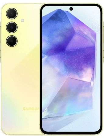 Смартфон Samsung Galaxy A55 12/256 ГБ, nano SIM + eSIM, lemon