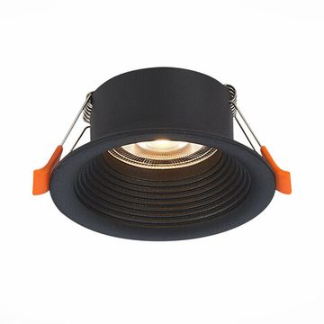 Встраиваемый светильник 1*GU10 ST202.408.01 чёрный Mobarra ST-Luce