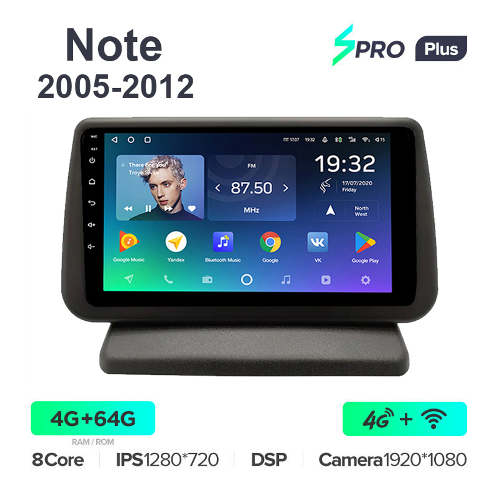Teyes SPRO Plus 9"для Nissan Note 2005-2012