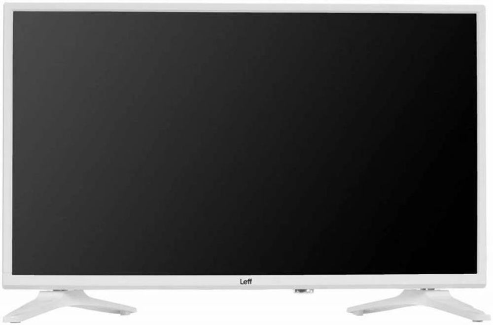 Leff 28H691T Smart,Салют ТВ,белый Телевизор LED