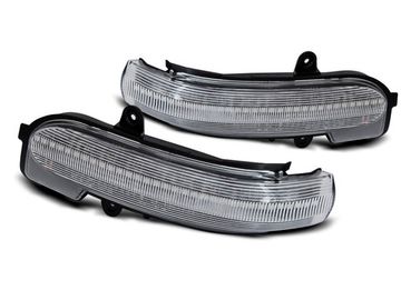 Светодиодные боковые указатели поворота в зеркалах WHITE LED для MERCEDES W203/T203/CL203 00-07