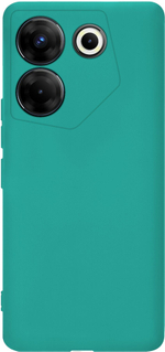 Мягкий Soft Touch чехол из силикона для TECNO CAMON 20 PRO 5G (не 4G!) с бархатной подкладкой