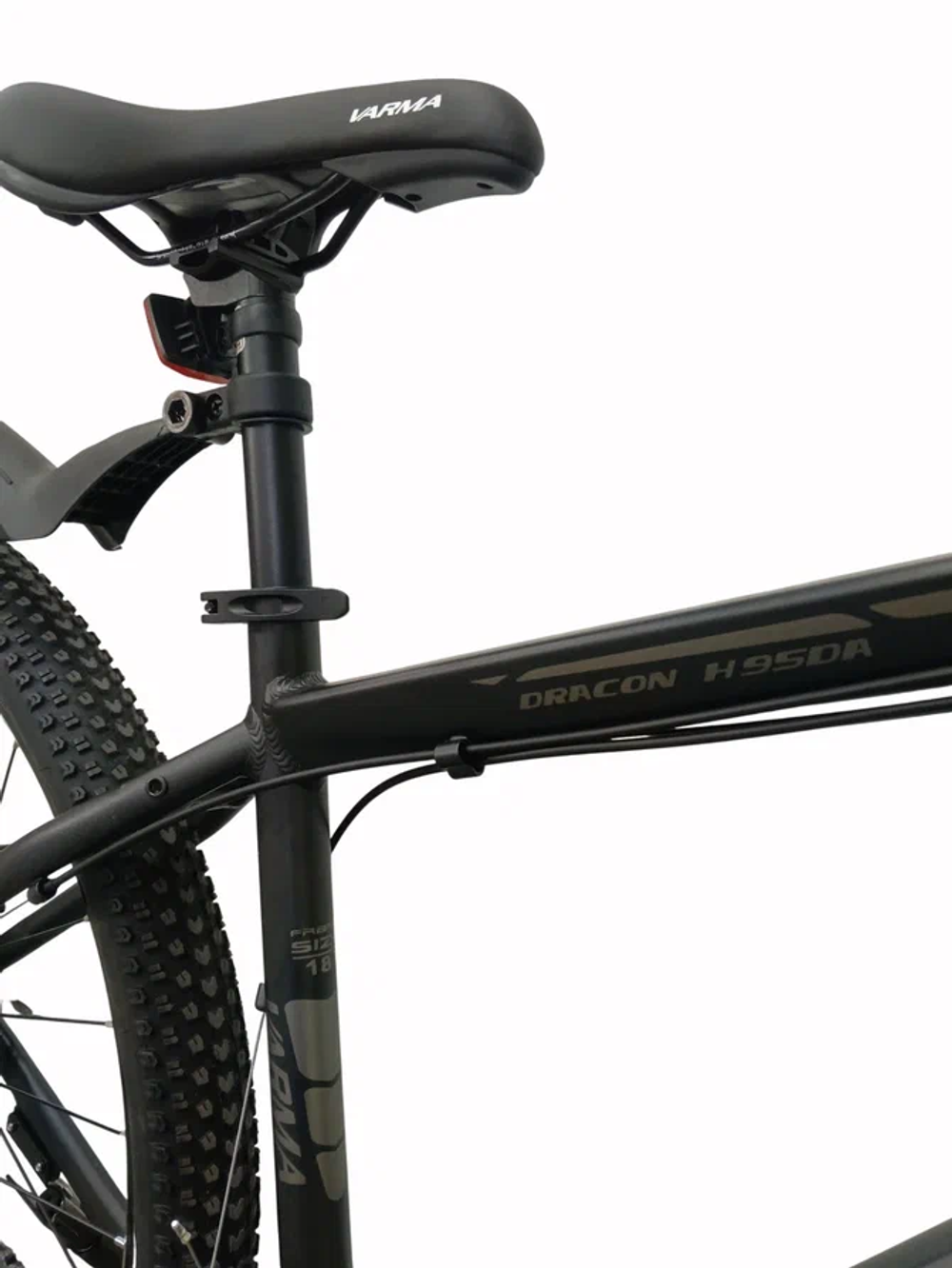 Велосипед 29" VARMA DRACON H95DA р.22" 21ск. Черный