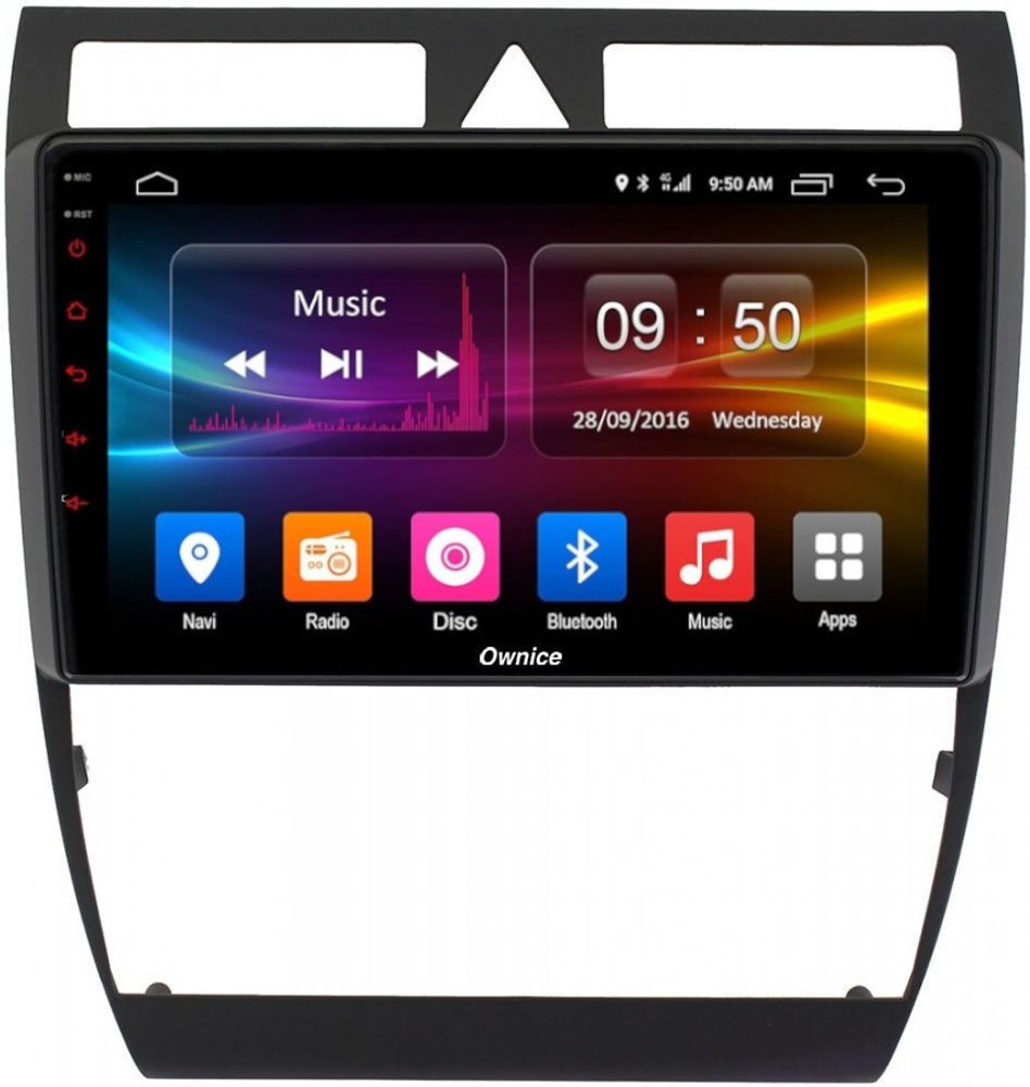 Магнитола для Audi A6 2001-2004 - Kuberg OL-9969 QLed, Android 12, Быстрая, CarPlay, 4G SIM-слот