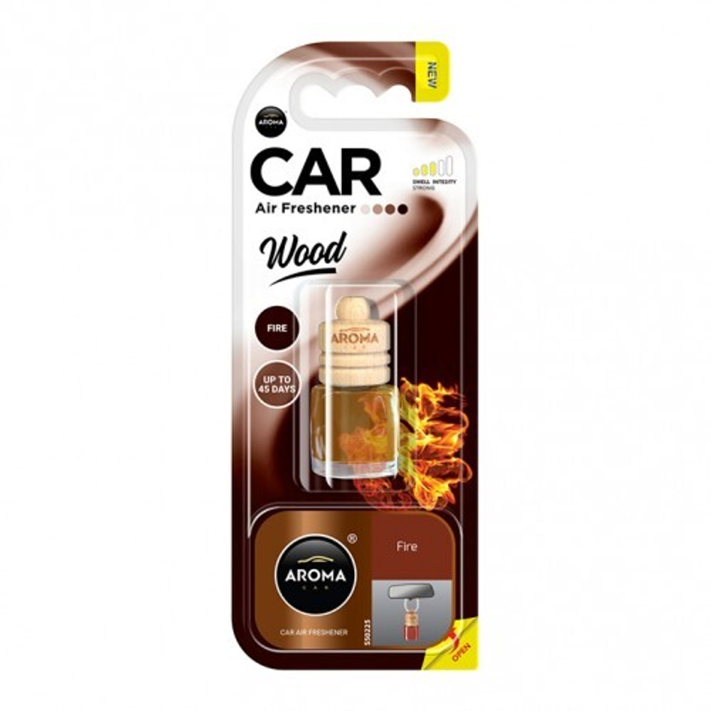 AROMA CAR Подвесной ароматизатор WOOD Fire