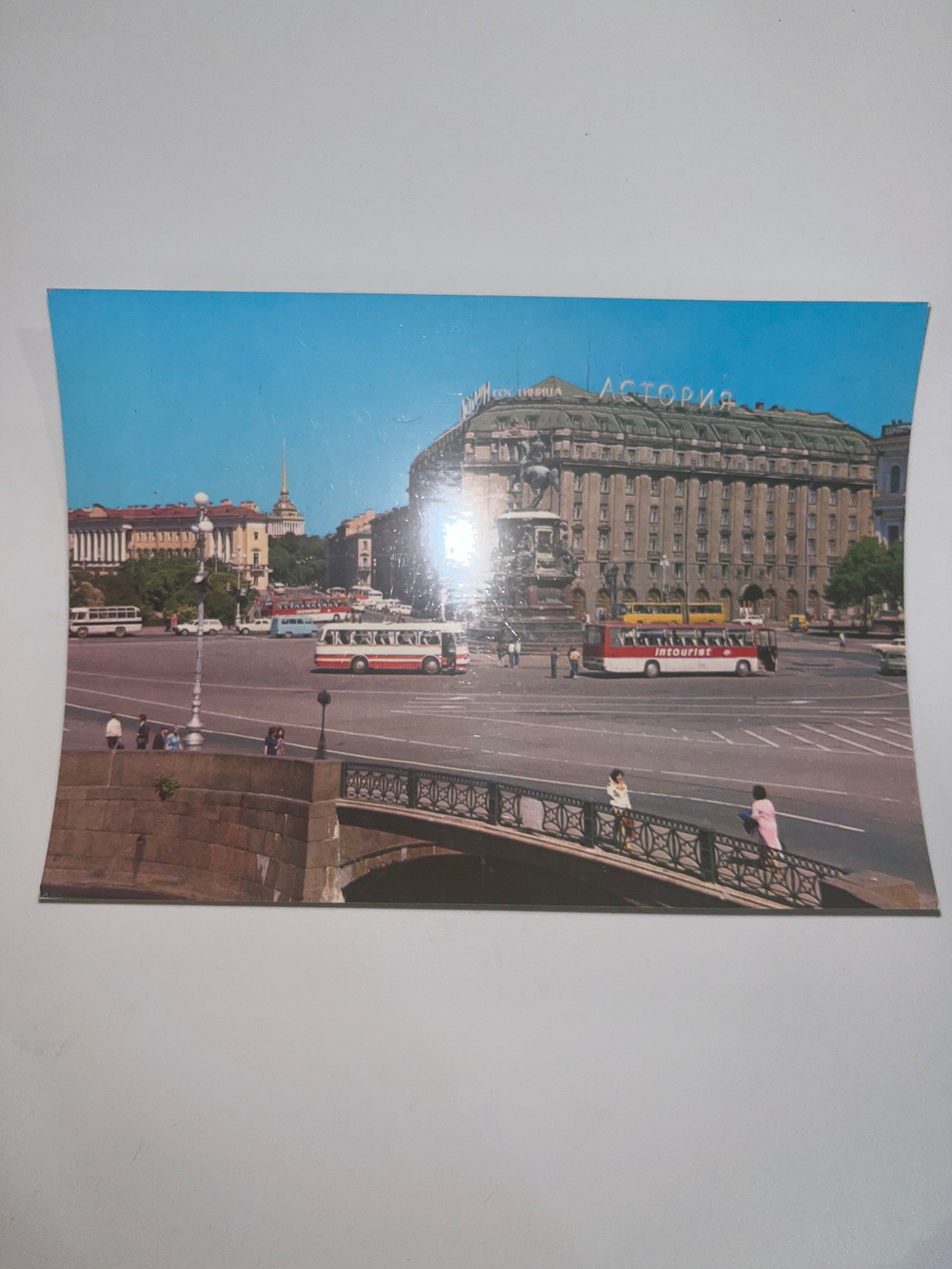 Открытка "Ленинград. Исаакиевская площадь." 1979 г.
