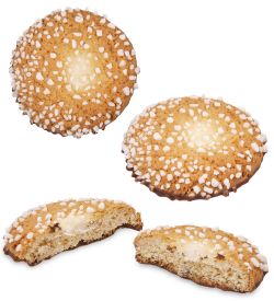 AT-84/6 Печенье сдобное в молочной глазури (кокос) «Вкусняшка» 1 кг