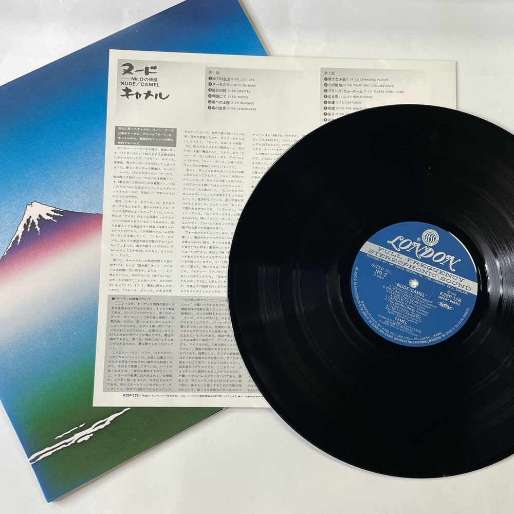 Винтажная виниловая пластинка LP Camel Nude (Япония 1981) (Оби)