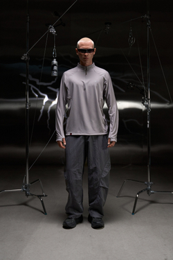 Лонгслив Blue Monte Half-Zip Training Long Sleeve "Chongsheng Ashes"