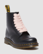 Шнурки DR. MARTENS розовые плоские 140 см на 8-10 петель (Из Финляндии)